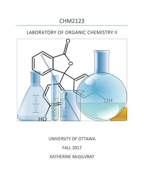 Chm Manual Chm Laboratory Of Organic Chemistry Ii