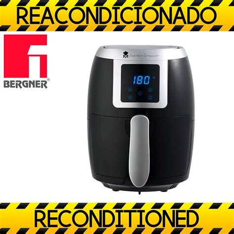 Freidora De Aire Sin Aceite Reacondicionada Bergner Masterpro 1000w De