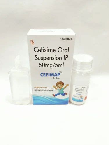 Cefixime Mg Dry Syrup With Monocarton Packaging Size Ml At