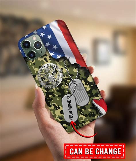 Personalized Veteran Phone Case Soldier Iphone Case Military Etsy