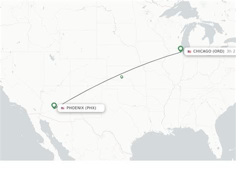 Direct Non Stop Flights From Phoenix To Chicago Schedules