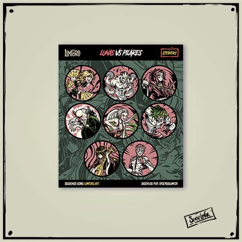 Sticker Lunas Demon Slayer Limfero
