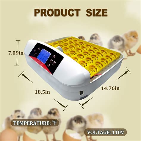 Dtadvlo 42 Egg Incubators For Hatching Eggs With Automatic Egg