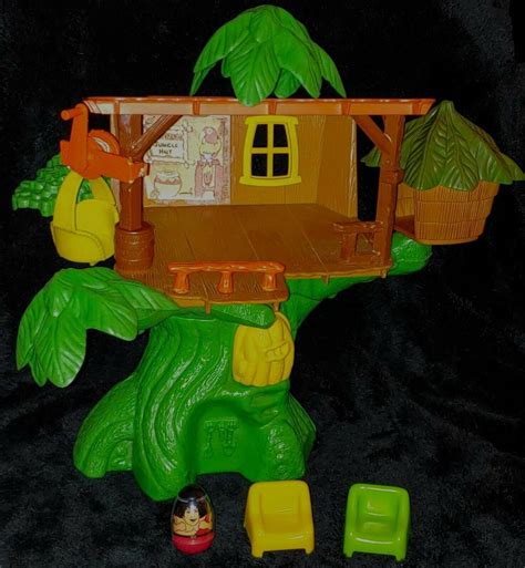 Vintage 1976 Hasbro Weebles Tarzan Jungle Hut Of Mars Edgar Rice