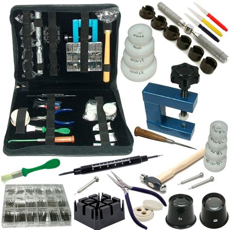 Kit Profissional WATCHMAKER DELUXE Para Relojoeiro Kit Mala De