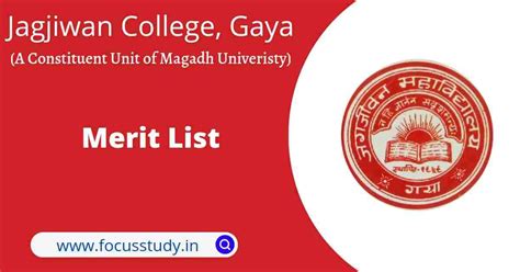 J.J College Gaya Merit List 2022 Download Link - Focus Study