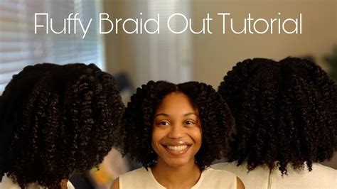 Fluffy Braid Out On Natural Hair Type 4 Hair Defined Braid Out