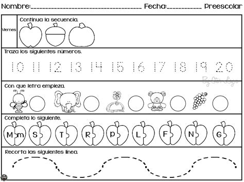 15 Fichas Con Tareas Para Infantil Star Leyva 010