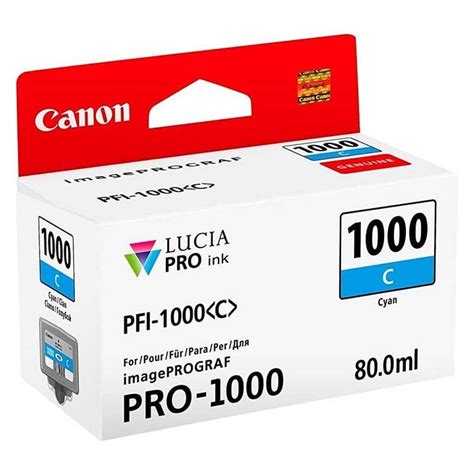 Tinteiro Original Canon PFI1000 Ciano Limifield