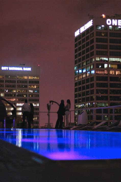 Los Angeles The Standard Hotel Downtown Rooftop Bar Los A… Flickr