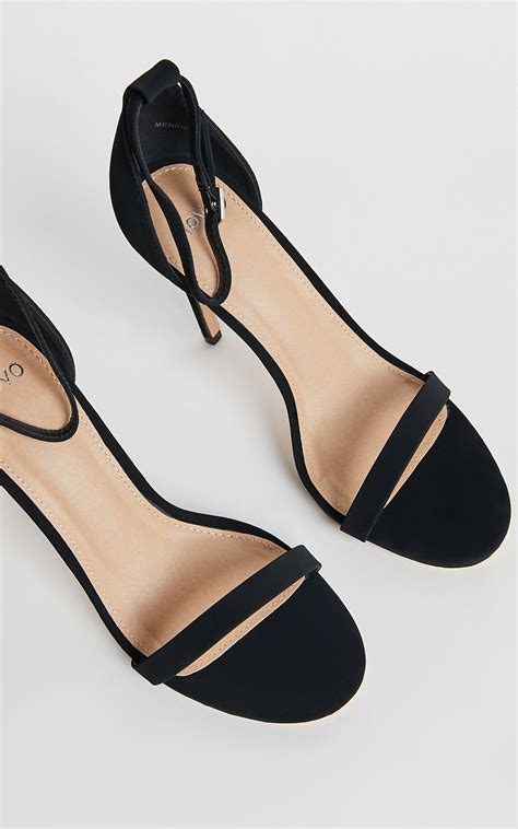 Novo Merril Heels In Black Showpo