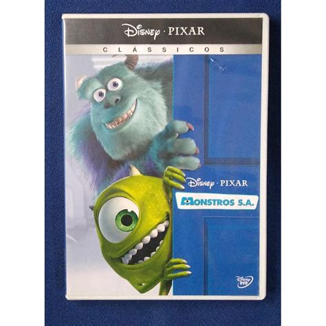 Cl Ssicos Disney Pixar Monstros S A Dvd Shopee Brasil