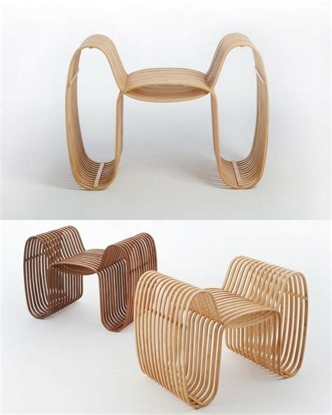 Three Different Types Of Furniture Made Out Of Wood And Wicker Each