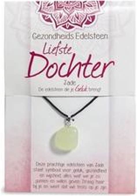 Wenskaart Edelsteen Ketting Liefste Dochter