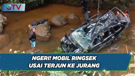 Ngeri Mobil Ringsek Usai Terjun Ke Jurang Di Limapuluh Kota 3