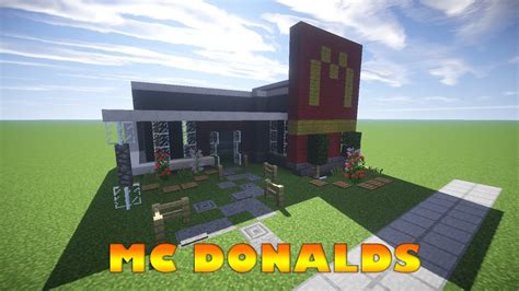 Minecraft Como Construir Um Mcdonald Youtube