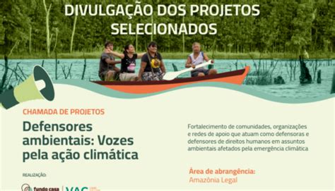 Fundo Casa Abre Chamada Para Receber Projetos De Comunidades Impactadas