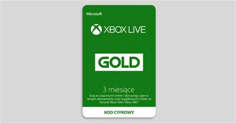 Roczny Xbox Live Gold Za Z W Eneba Abonament Mo Na