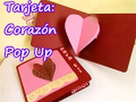 Tarjeta de Corazón Pop Up para SAN VALENTIN YouTube