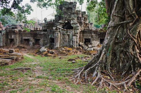 Ancient Temples Of Angkor Wat Cambodia Stock Image Image Of Monument Civilization 42739463