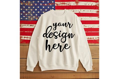 Th Of July Gildan White Mockup Graphic By Mockup And Design