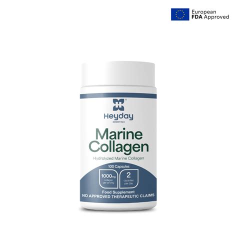 Heyday Essentials Marine Collagen 1000mg NaticolÂ® Capsules Heyday Philippines