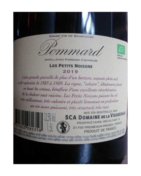 POMMARD Les Petits Noizons Magnum Domaine De La Vougeraie 2019