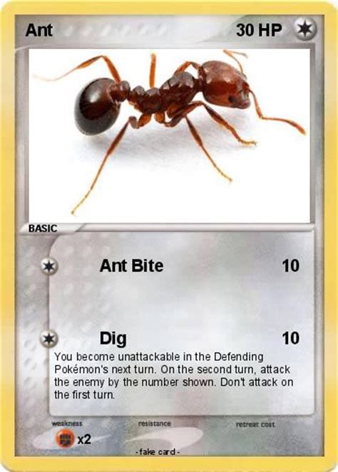 Pokémon Ant 76 76 Ant Bite My Pokemon Card