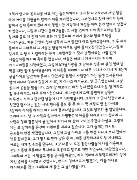 티아라 아름 前 남편 폭행 사진 공개코 뼈가 휘고 피멍 들어 전문