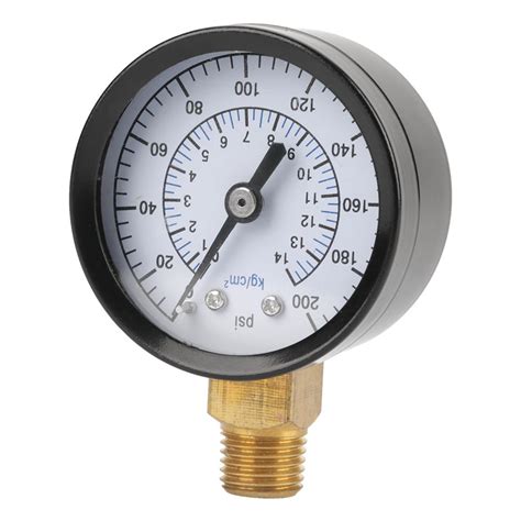 Buy Npt 14pressure Gauge 0 200psi 0 14kgfcm²air Water Oil Hydraulic