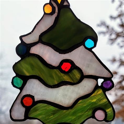 Stained Glass Nativity Scene Suncatcher And Standing Etsy