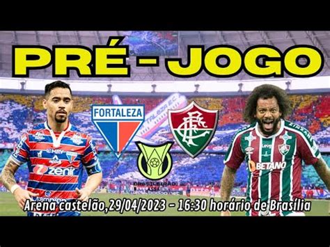 AO VIVO PRÉ JOGO FORTALEZA X FLUMINENSE BRASILEIRÃO 2023 FLUZÃO