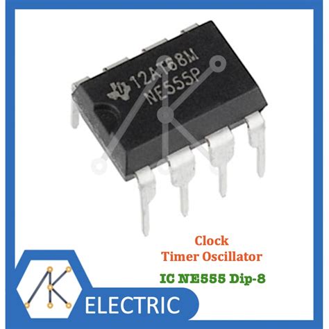 Jual IC Ne555 Dip 8 Ne555p 555 Clock Timer Oscillator Ic Shopee Indonesia