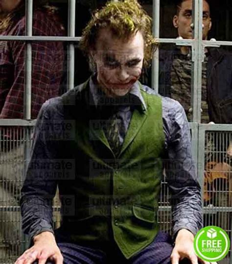 Buy Dark Knight Joker Vest Heath Ledger Vest