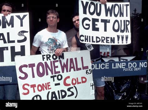 Anti Gay Protesters At Gay Pride Stock Photo Alamy