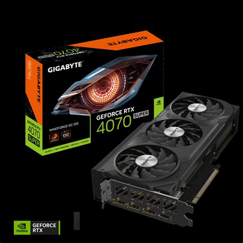 Grafična kartica GIGABYTE GeForce RTX 4070 SUPER WINDFORCE OC 12G 12GB