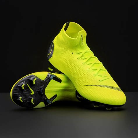 Nike Mercurial Superfly Vi Elite Fg Mens Boots Firm Ground Volt Black Pro Direct Soccer