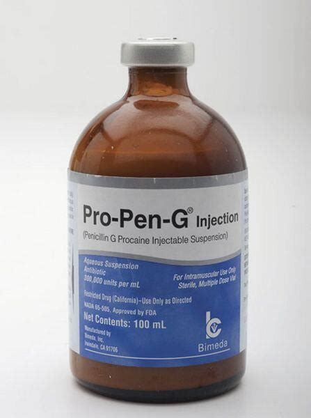 Penicillin G Procaine - Antibacterial drugs - AntiinfectiveMeds.com