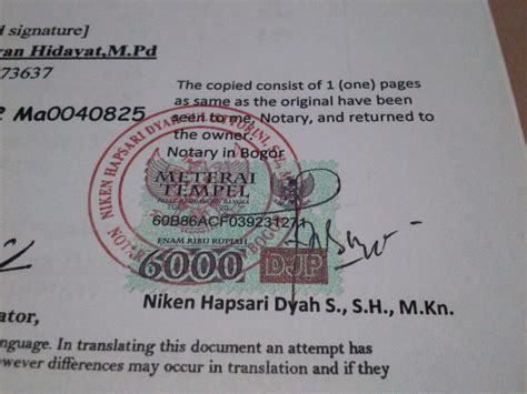 Contoh Tanda Tangan Diatas Materai 6000 Gambaran Riset
