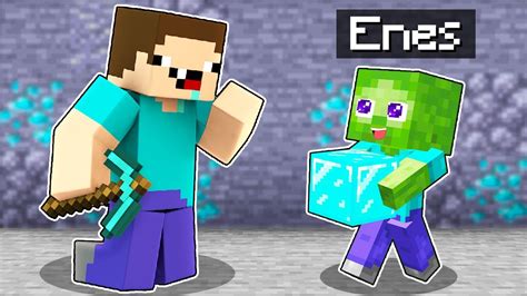 ENES ARSLAN MİNİK ZOMBİ OLUP YARDIM EDİYOR Minecraft YouTube