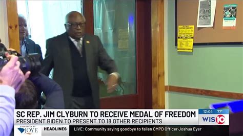 SC Congressman Jim Clyburn Among 19 Awarded With Presidential Medal Of