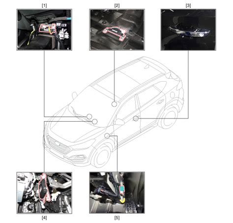 Hyundai Tucson Revue Technique Automobile Composants Et Emplacement