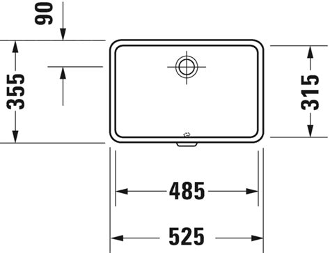 Vero Inbouwwastafel 033048 Duravit