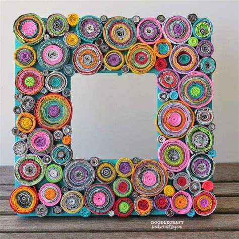 Diy Rolled Paper Crafts From Recycled Magazines Kunst Og H Ndverk