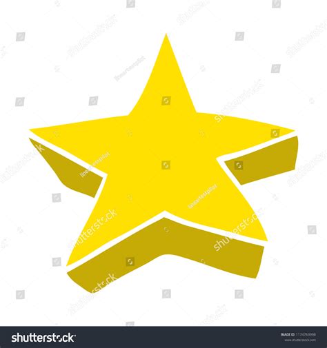 Cartoon Doodle Shooting Star Stock Vector Royalty Free 1174763998