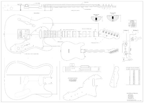 Telecaster Headstock Template