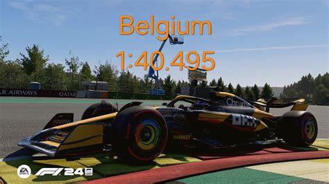 F1 24 Belgium Circuit De Spa Francorchamps Time Trial Hot Lap 1 40 495