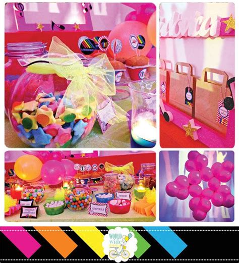 Disco Neon Printable Party Kit Dance Party By Worldwideparty 2900