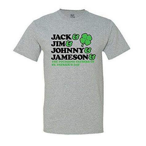 St Paddys Day T Shirt Jack Jim Johnny Jameson St Patricks Day T