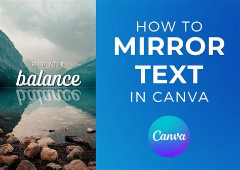 How To Mirror Text In Canva Step By Step